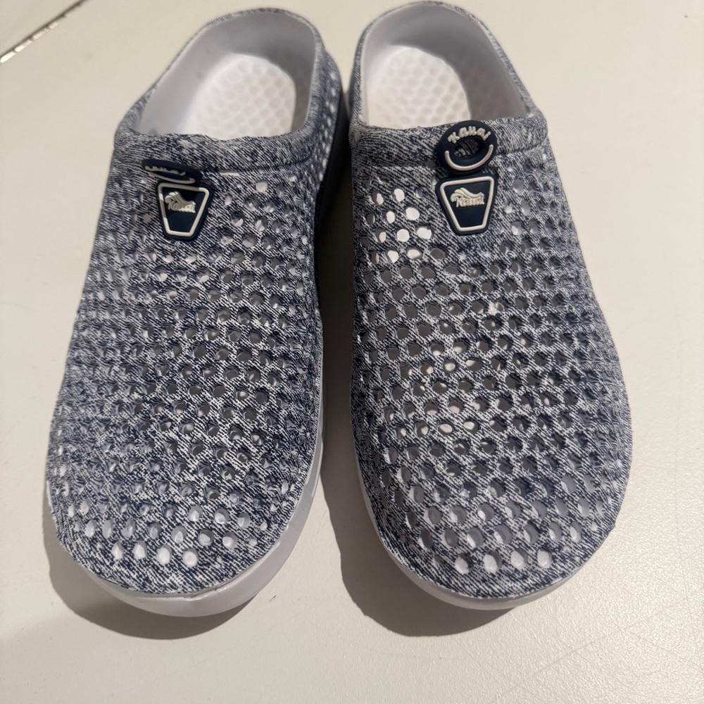 Kauai Slip on Water Shoes Light Gray & White Size EU42 US10.5